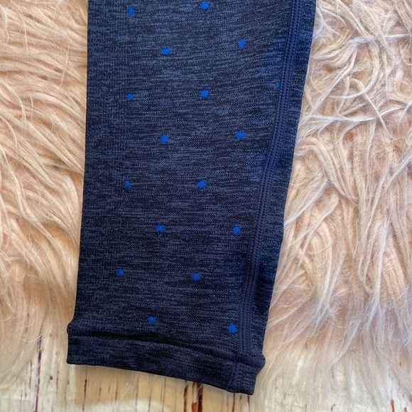 Splits59 Mika Polka Dot Blue High Rise Seamless Leggings sz S/M - Picture 8 of 11